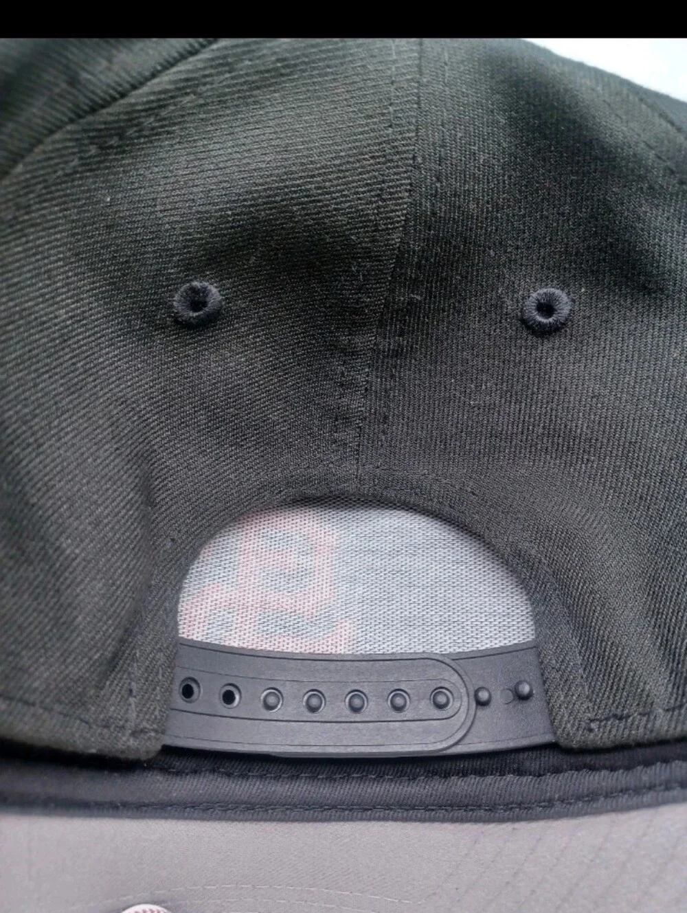 New Era Upside Down SF Giants Black 9Forty A-Frame Snapback Hat Cap Cooperstown